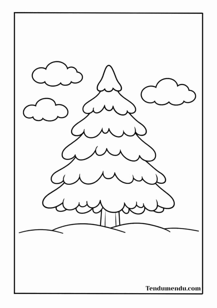 easy january coloring pages for kids