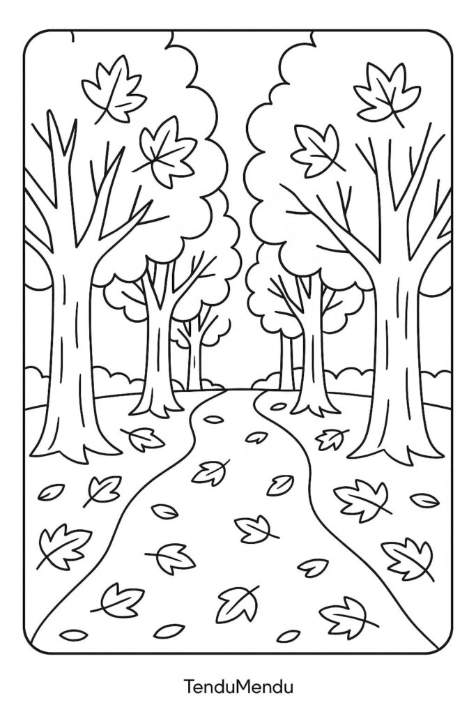 fall coloring pages free printable