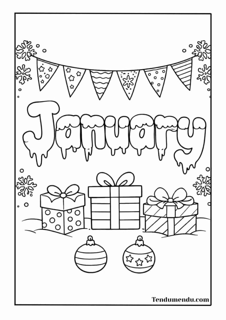 january coloring pages for toddlers
